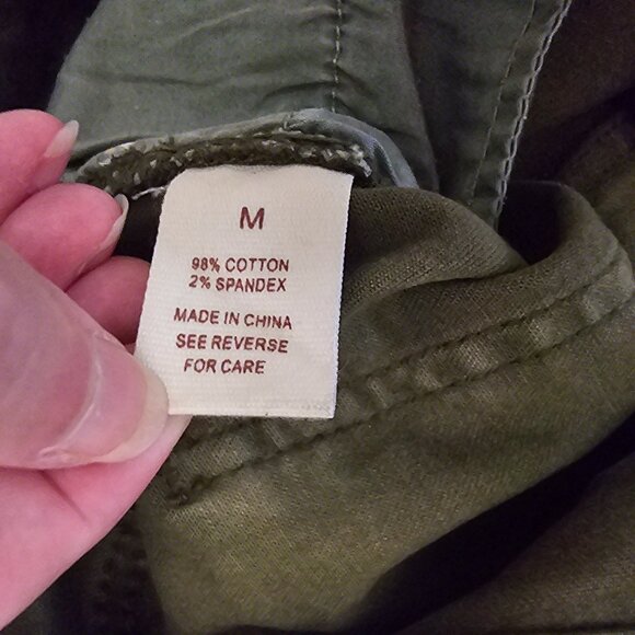 Camo Print Distressed Skinny Jeans With Raw Hem - Medium Size - Wishlist - Picture 9 of 14